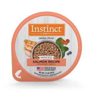 Instinct Original Minced Cups Salmon Wet Cat Food, 99g adult cat food, best cat food for adults
