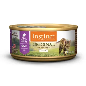 Instinct Original Rabbit Wet Cat Food, 156g dry cat food, cat kibble