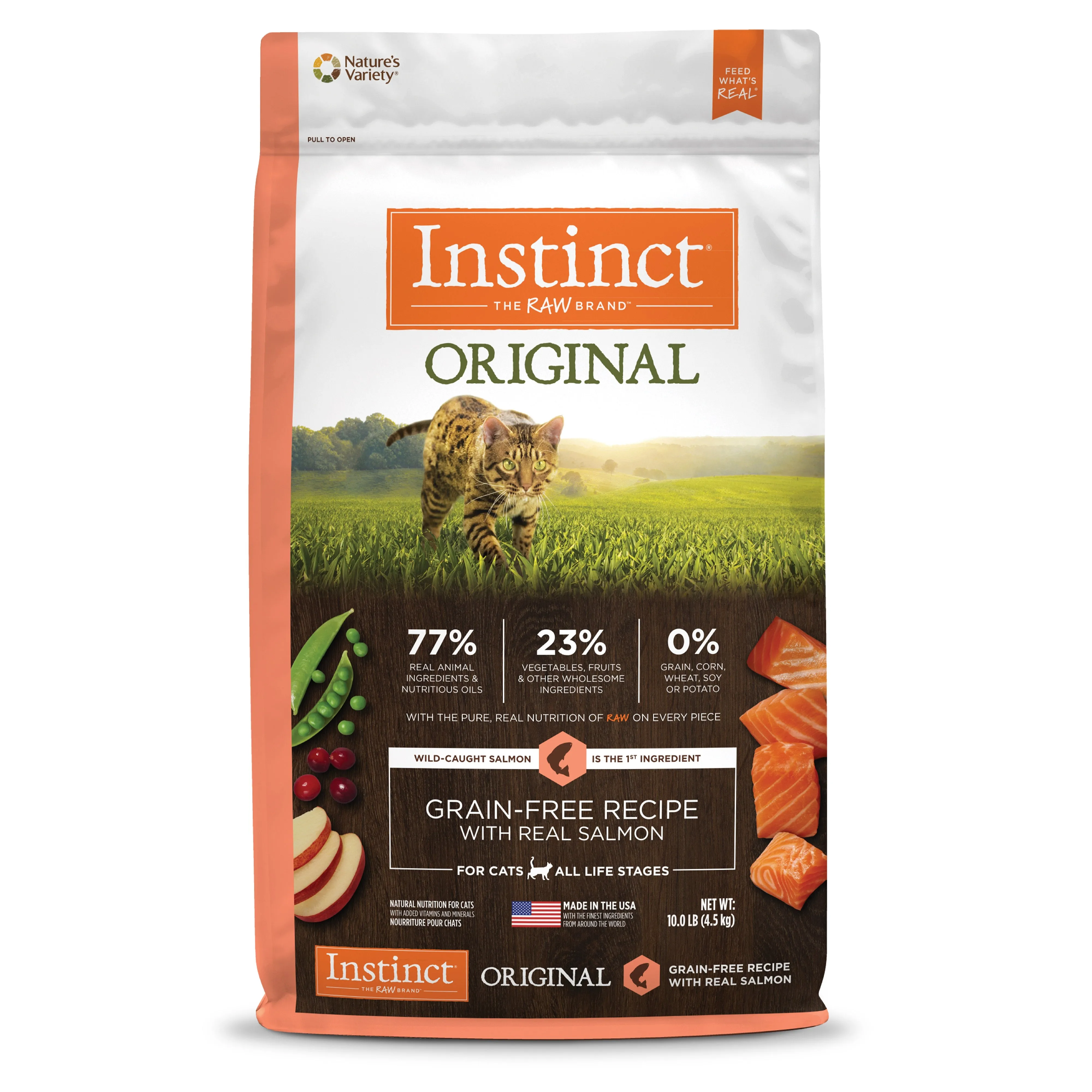 Instinct Original Salmon Cat adult cat food, best cat food for adults