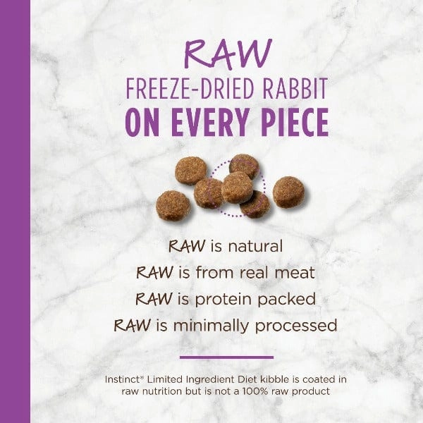 Instinct Limited Ingredient Diet Real Rabbit Recipe Dry Cat Food, 4.5lb