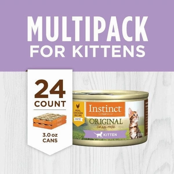 Instinct Original Real Chicken Recipe Canned Kitten Food
