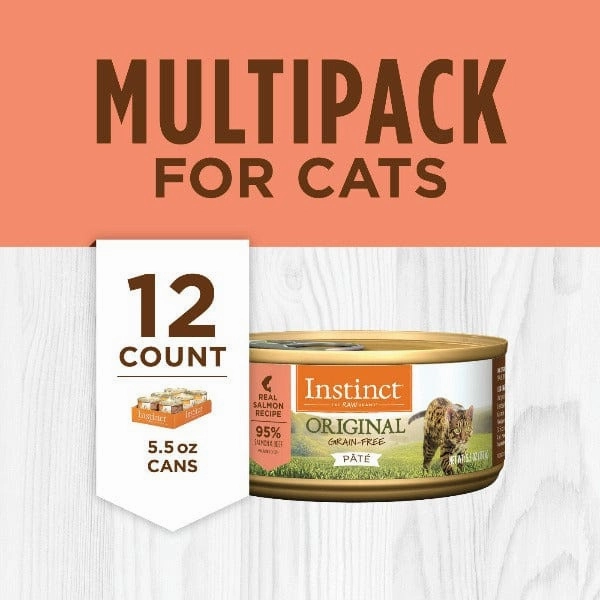 Instinct Original Real Salmon Recipe Canned Cat Food