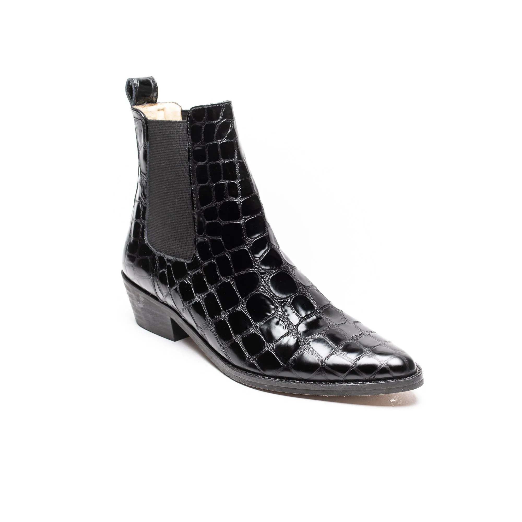 Ivy Lee Stella Faux Croco Black - LAST PAIR size 36 Shoes_Ivy-Lee