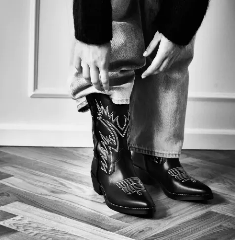 Ivylee Frances Black Anilin Shoes_Ivy-Lee