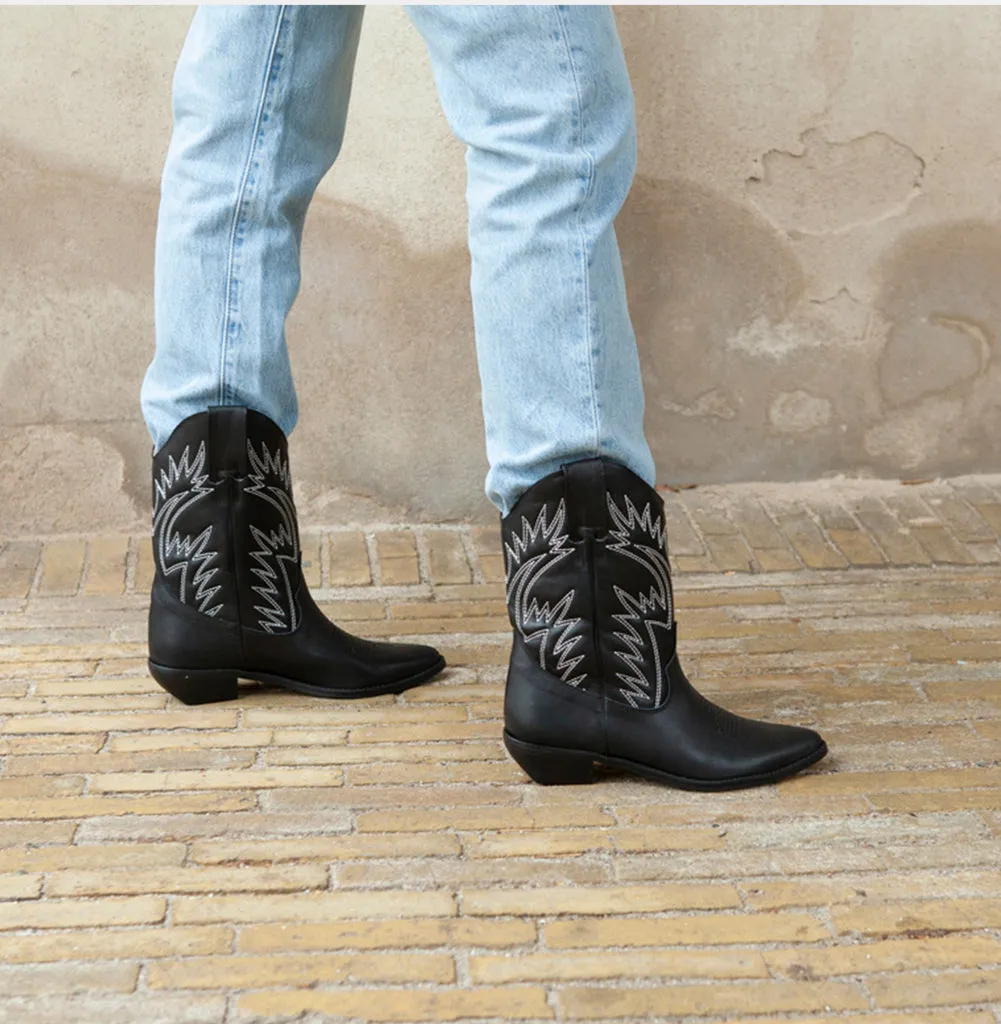 Ivylee Frances Black Anilin Shoes_Ivy-Lee
