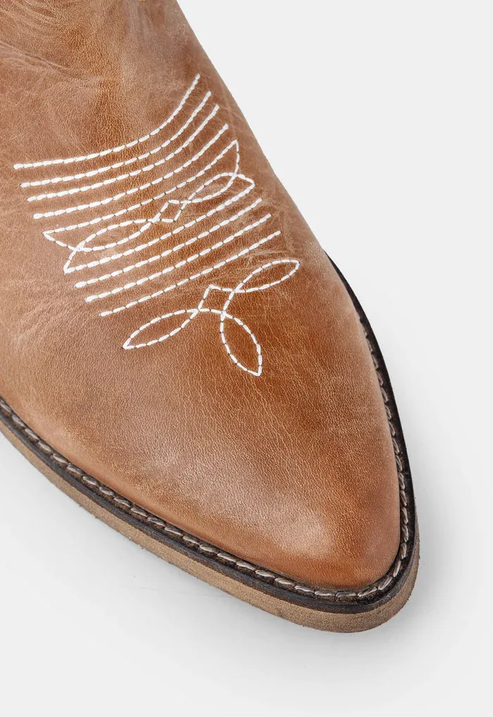 Ivylee Frances Dark Tan Shoes_Ivy-Lee