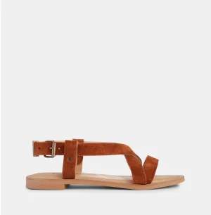 IvyLee Laura Cognac Suede Shoes_Ivy-Lee
