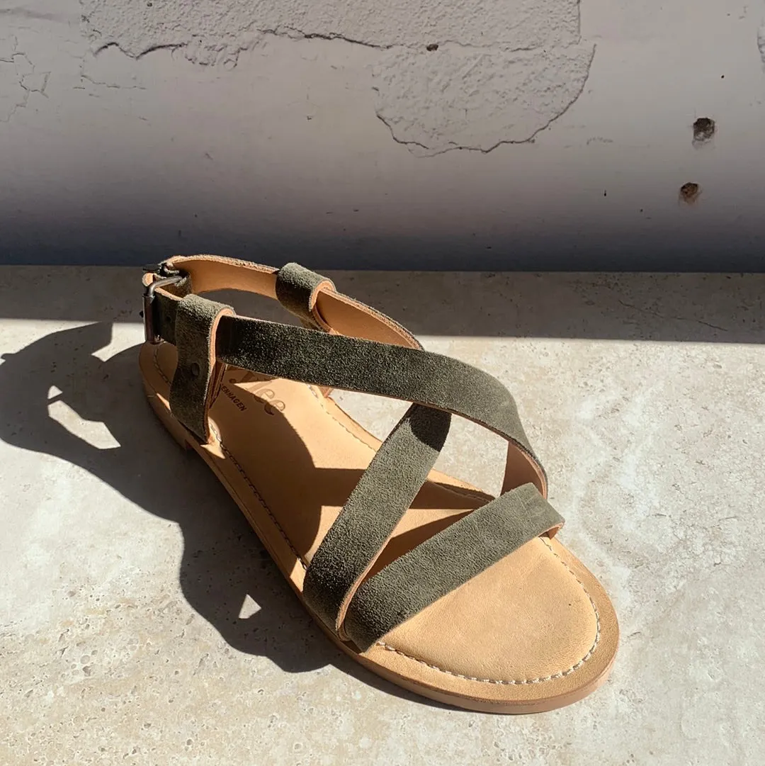 IvyLee Laura Khaki Suede - LAST PAIR size 37 Shoes_Ivy-Lee