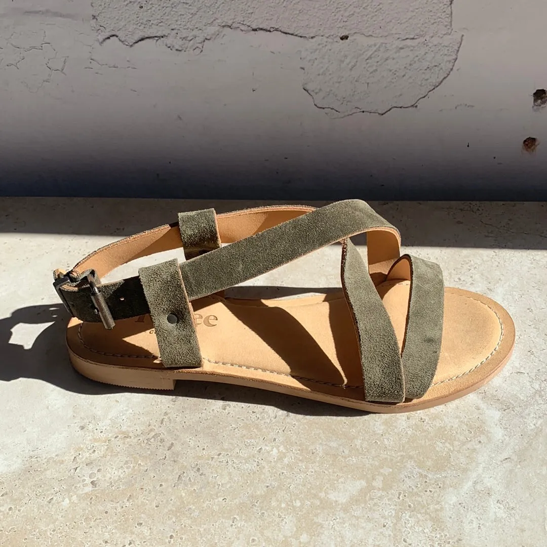 IvyLee Laura Khaki Suede - LAST PAIR size 37 Shoes_Ivy-Lee