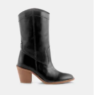 Ivylee Silja Black Leather Shoes_Ivy-Lee