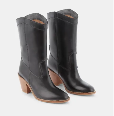 Ivylee Silja Black Leather Shoes_Ivy-Lee