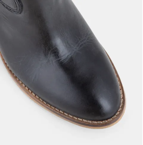Ivylee Silja Black Leather Shoes_Ivy-Lee