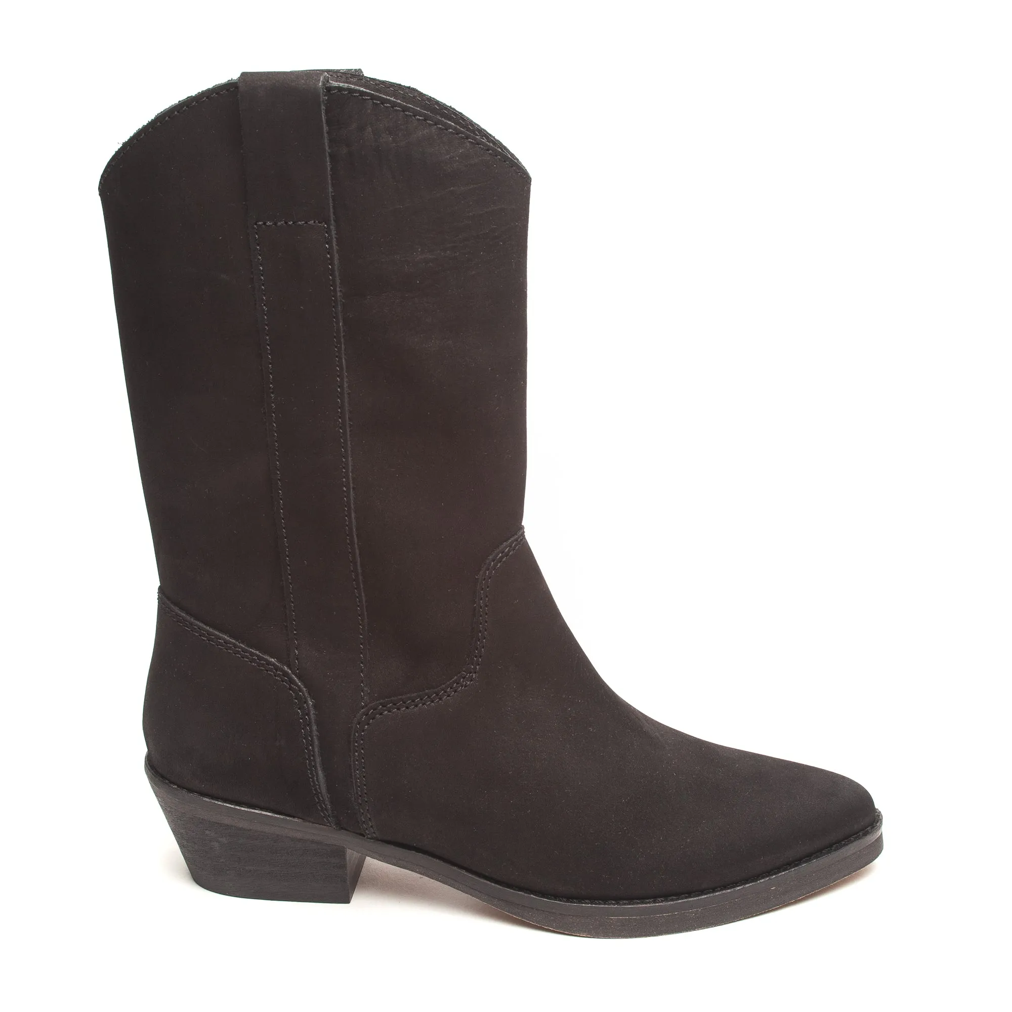 IvyLee Tracy Nubuck Oil Black Shoes_Ivy-Lee