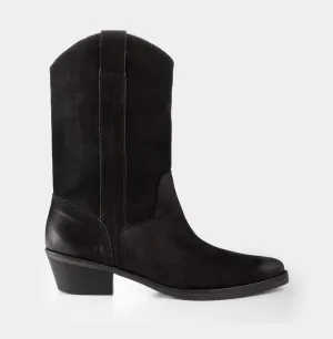 IvyLee Tracy Nubuck Oil Black Shoes_Ivy-Lee