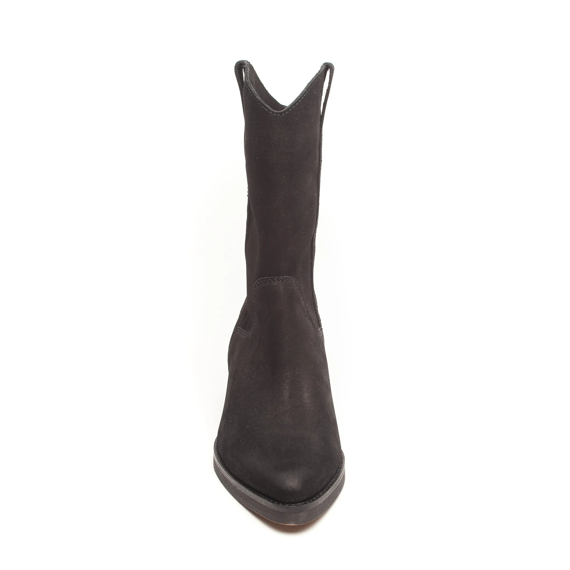IvyLee Tracy Nubuck Oil Black Shoes_Ivy-Lee