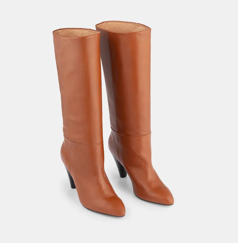 Ivylee Veronica Dark Tan Shoes_Ivy-Lee