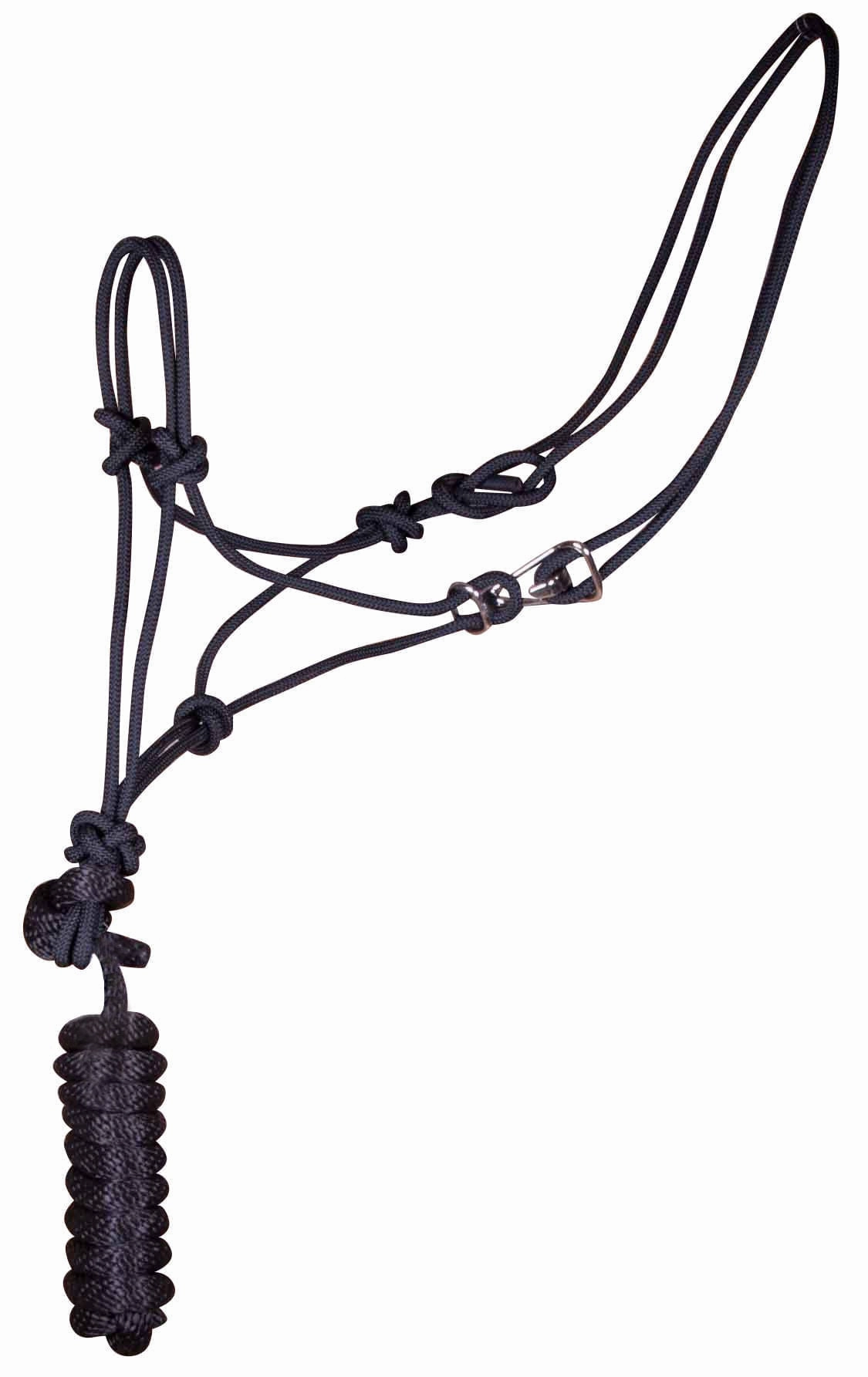 Jeffers Easy-On Clip Nylon Rope Horse Halter