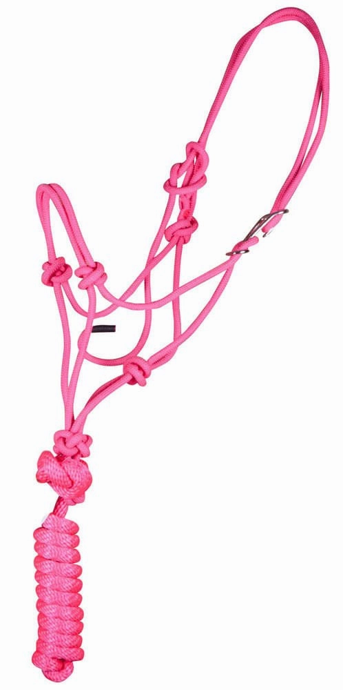 Jeffers Easy-On Clip Nylon Rope Horse Halter