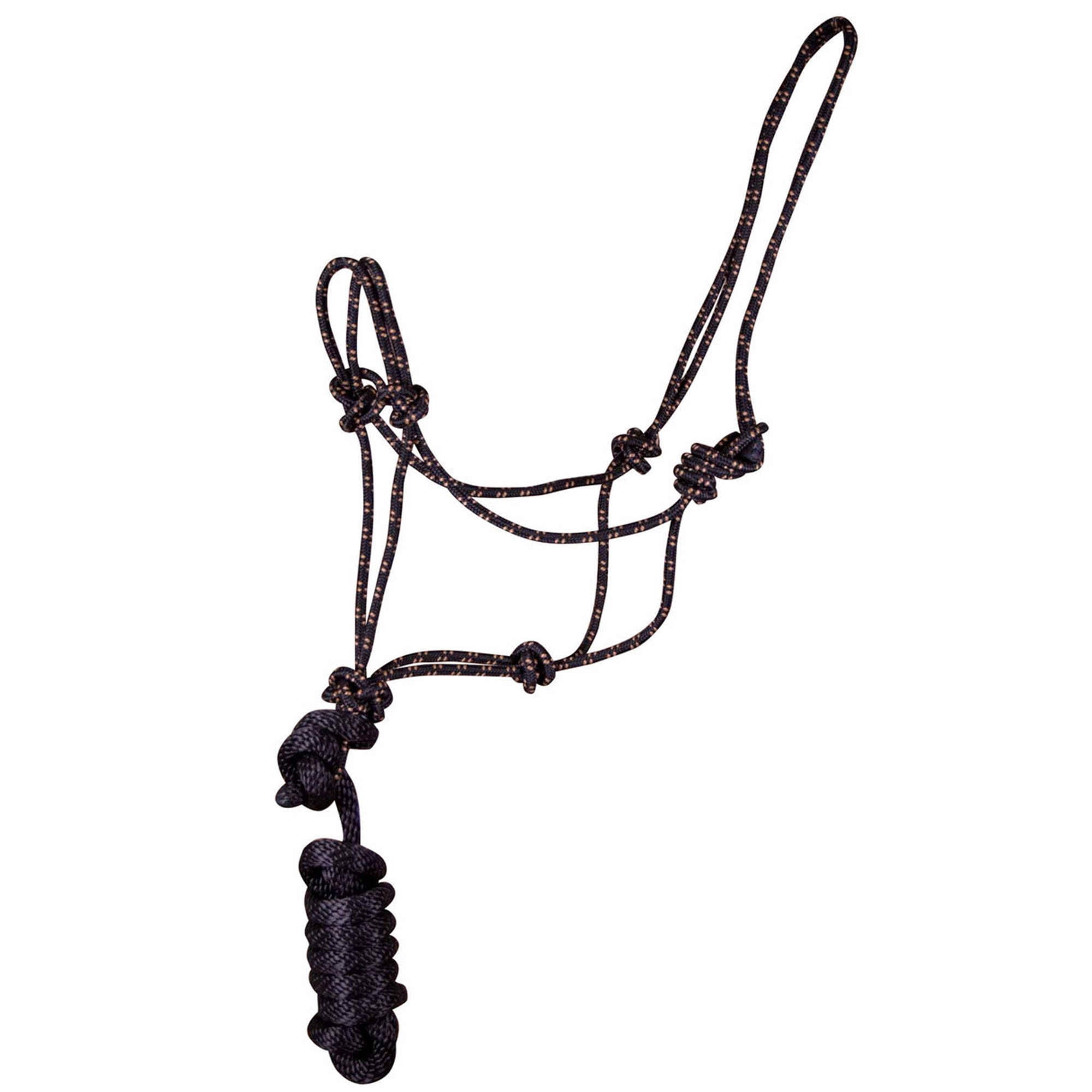 Jeffers Poly Braided Rope Horse Halter with Lead