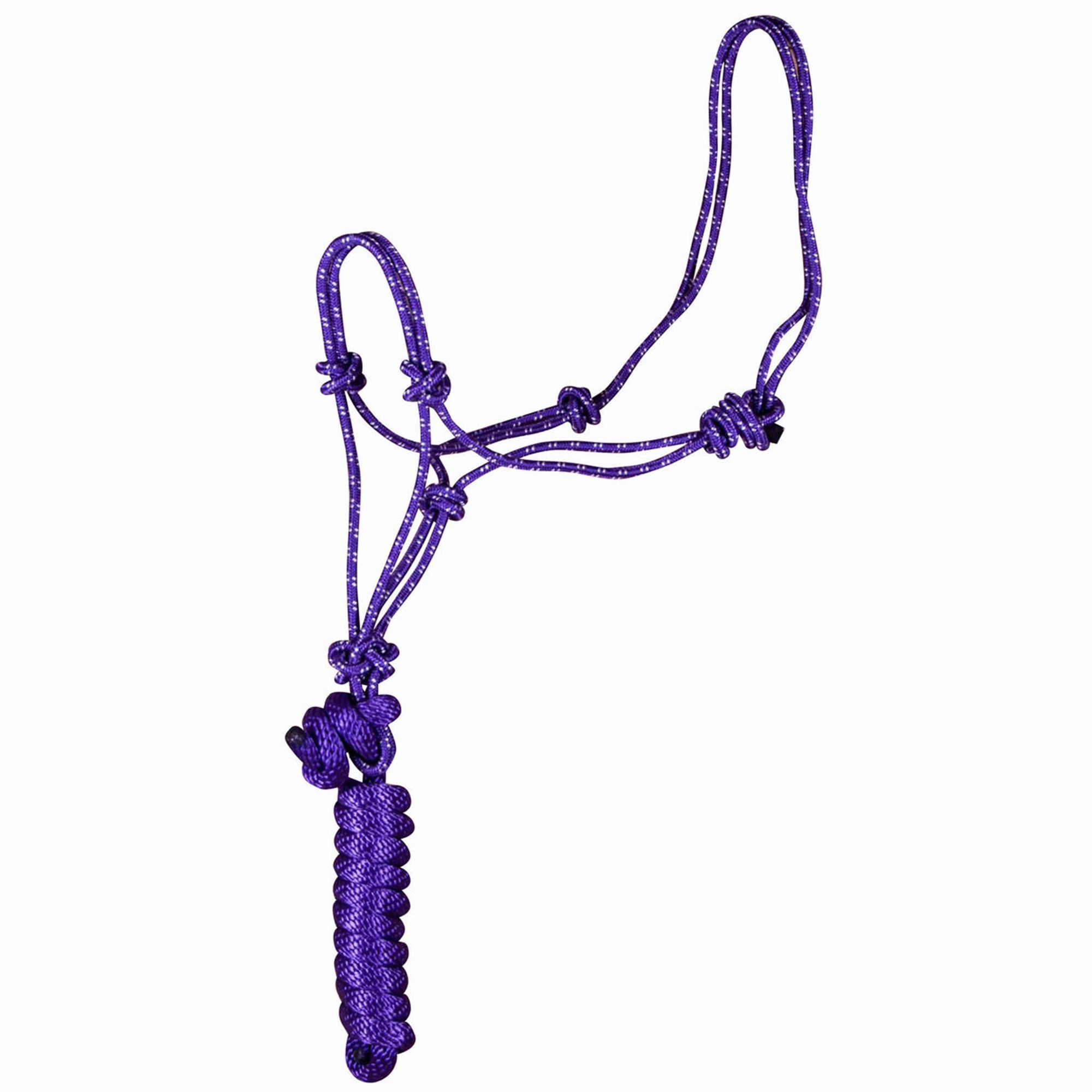 Jeffers Poly Braided Rope Horse Halter with Lead