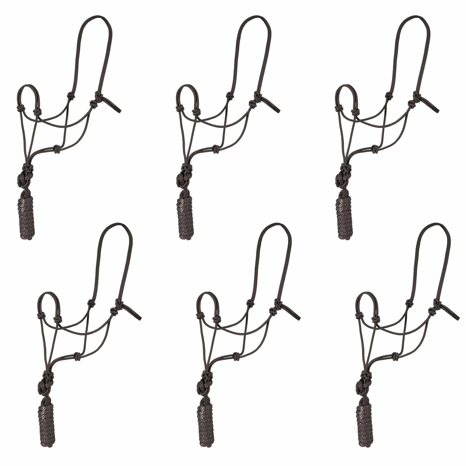 Jeffers Poly Braided Rope Horse Halter with Lead