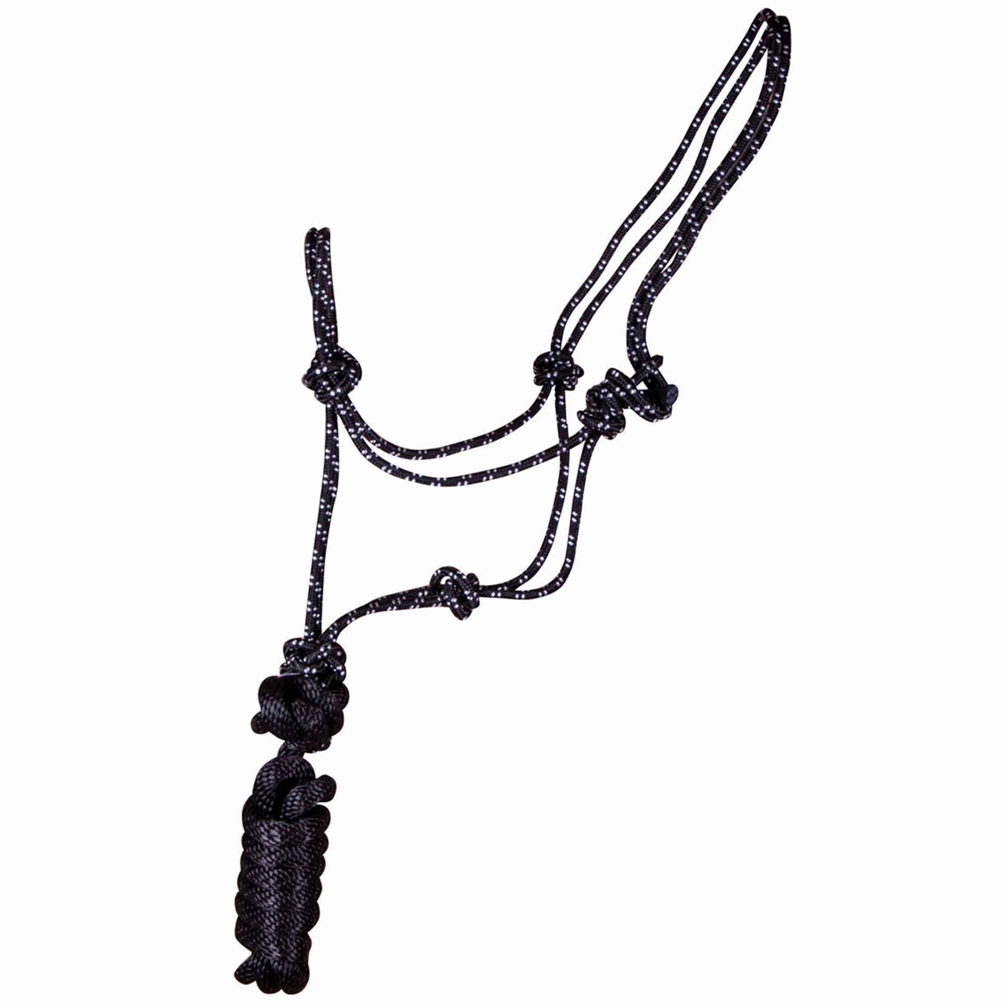 Jeffers Poly Braided Rope Horse Halter with Lead