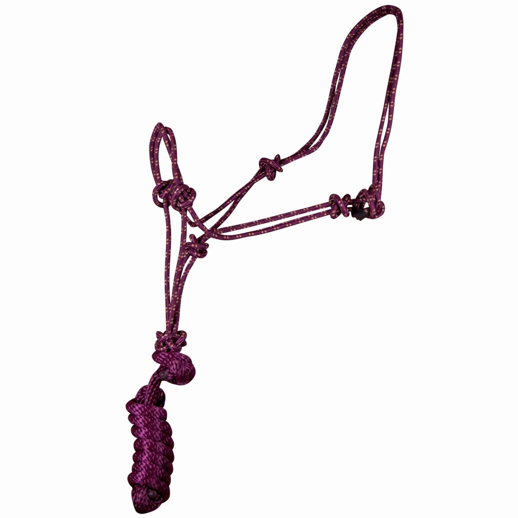 Jeffers Poly Braided Rope Horse Halter with Lead