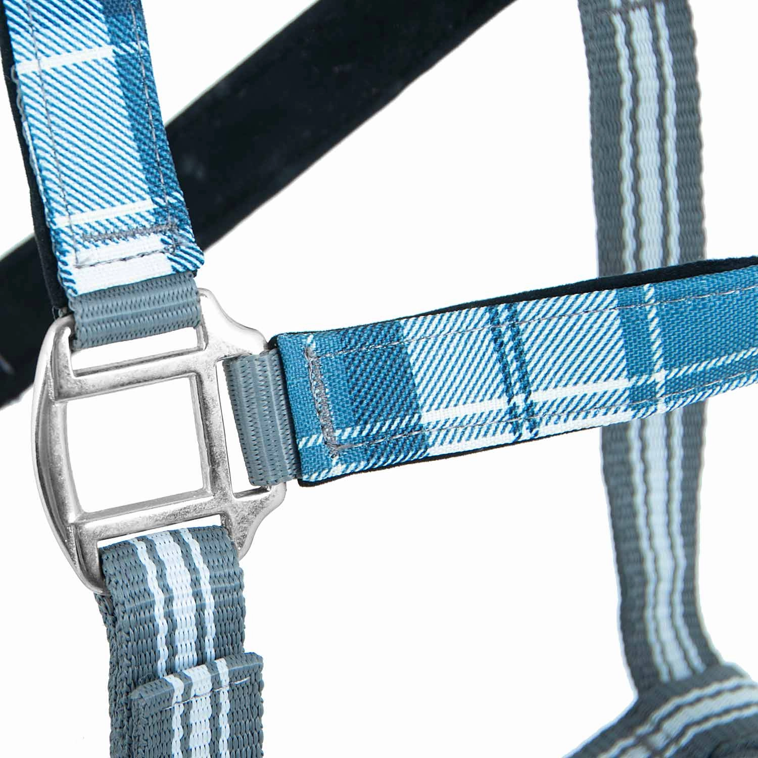 Jeffers Poplar Head Nylon Horse Halter & Lead Matching Set, Full Size