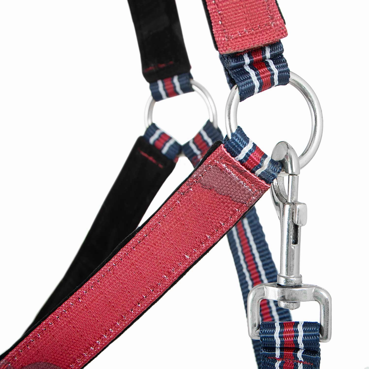 Jeffers Poplar Head Nylon Horse Halter & Lead Matching Set, Full Size