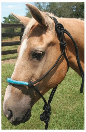 Jeffers Solid Nose Braided Poly Rope Horse Halter & Lead Set bird pet,aviary product