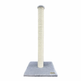 Joy For The Good Cat Scratching Pole - Light Grey cat collar set,pet leash set
