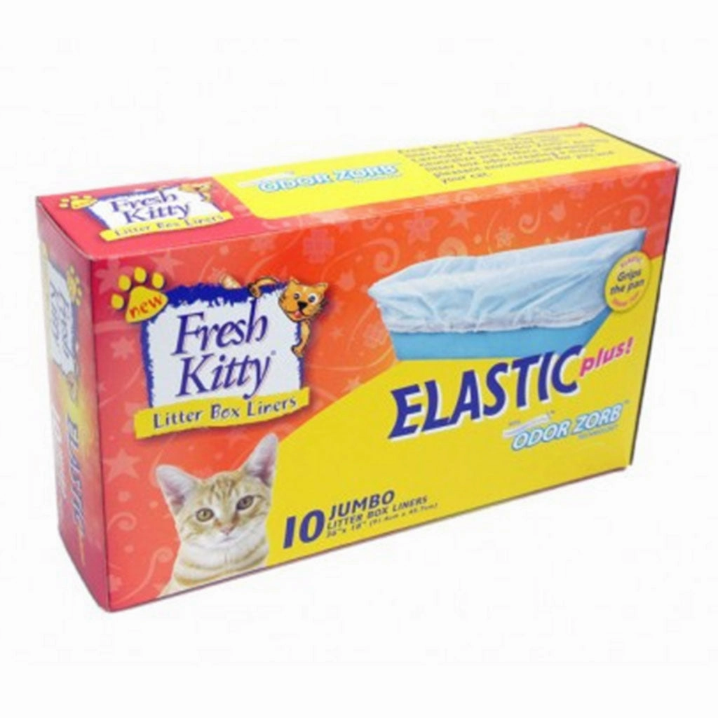 Jumbo Box Liner w Elastic cat litter scoop,litter box tools