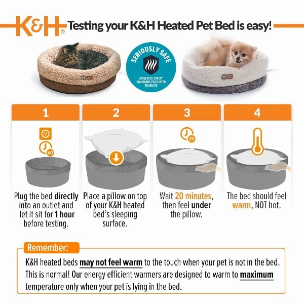 K&H Thermo-Snuggle Cup Heated Cat Bed