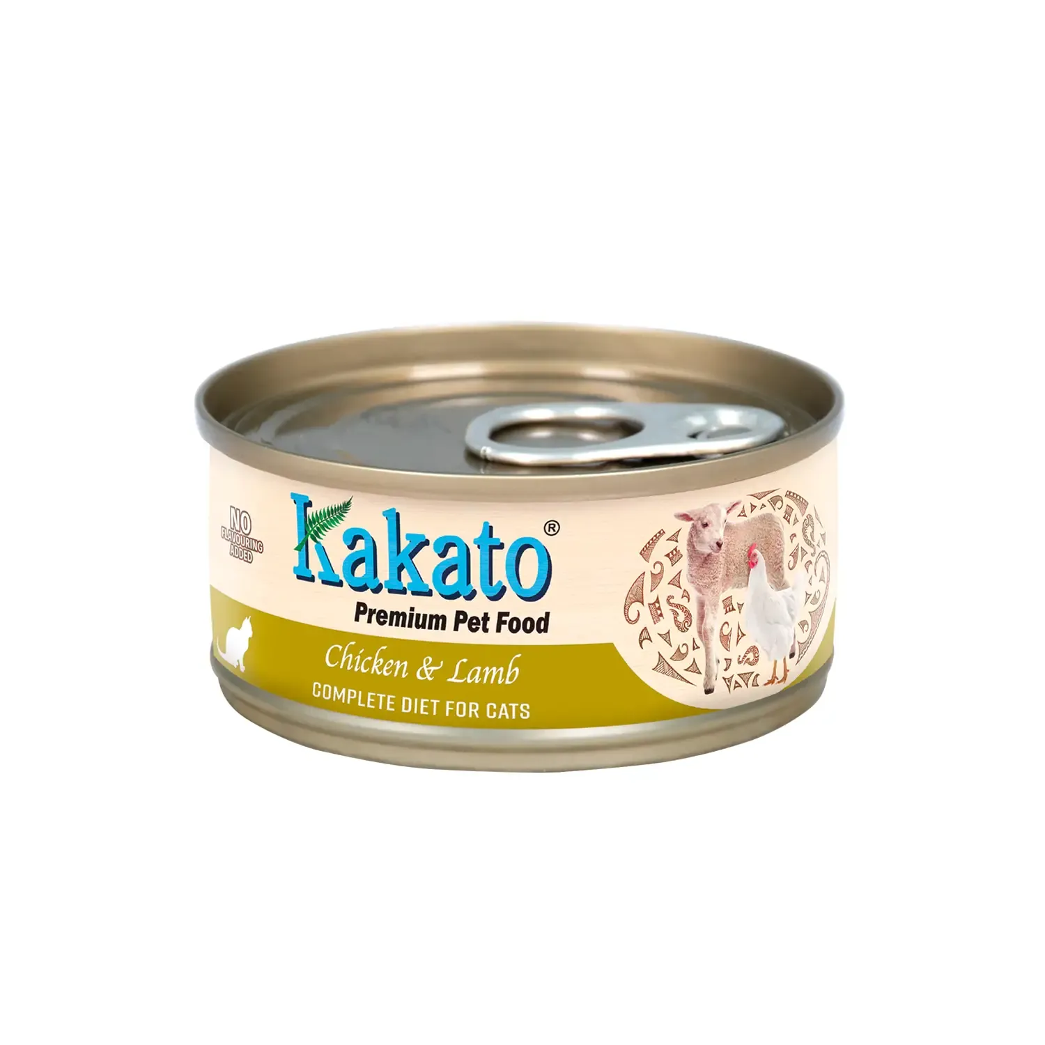 Kakato - Complete Diet Tinned Food for Cats - Chicken & Lamb 70g