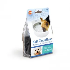 K&H Pet Products Small Replacement Filter Cartridges cat bowl, elevated cat feeder