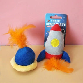 Kara Pets Intergalactical Cat Toy - UFO cat toy set,cat teaser