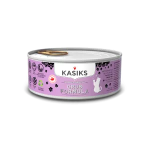 KASIKS Cat Grub Formula 5.5oz adult cat food, best cat food for adults
