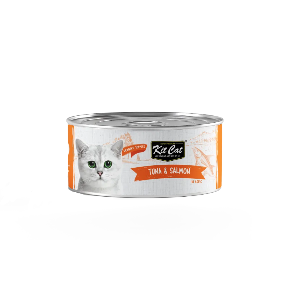 KitCat Ocean Pure Deboned Tuna & Salmon Toppers 80g