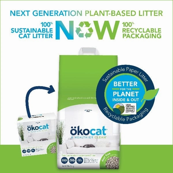 kocat Dust Free Non-Clumping Paper Pellet Cat Litter