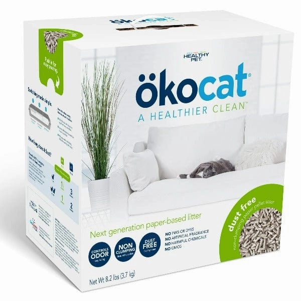 kocat Dust Free Non-Clumping Paper Pellet Cat Litter