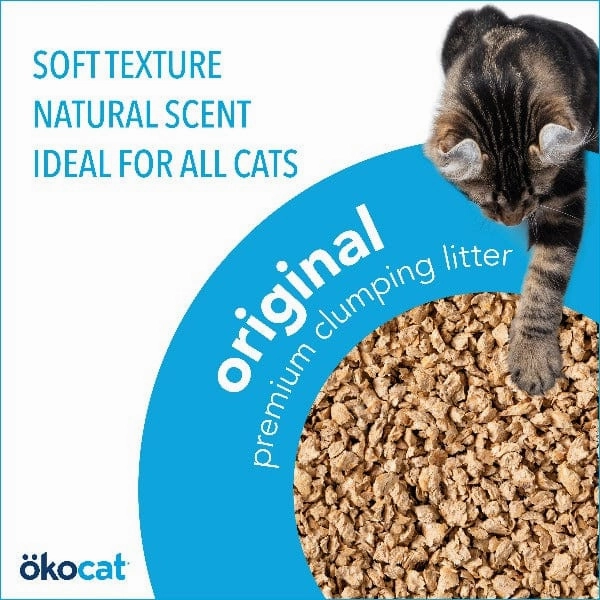 kocat Original Premium Clumping Wood Cat Litter, 12.6lb