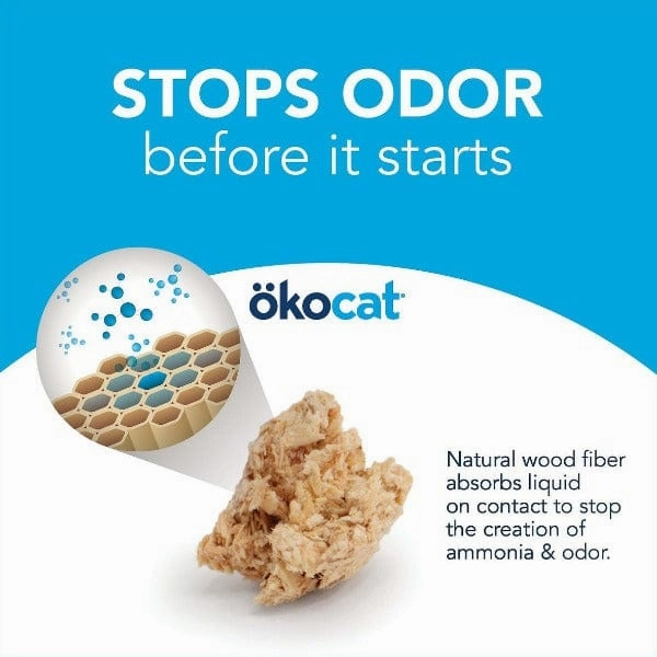 kocat Original Premium Clumping Wood Cat Litter, 12.6lb
