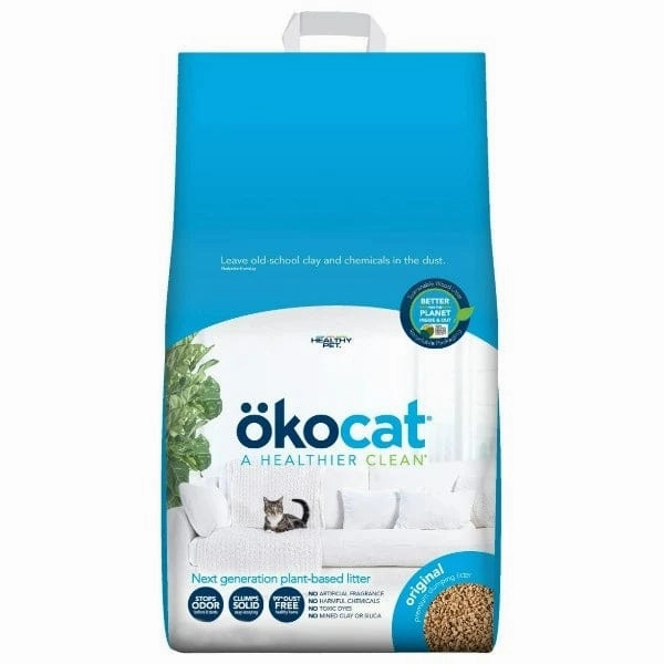 kocat Original Premium Clumping Wood Cat Litter, 12.6lb