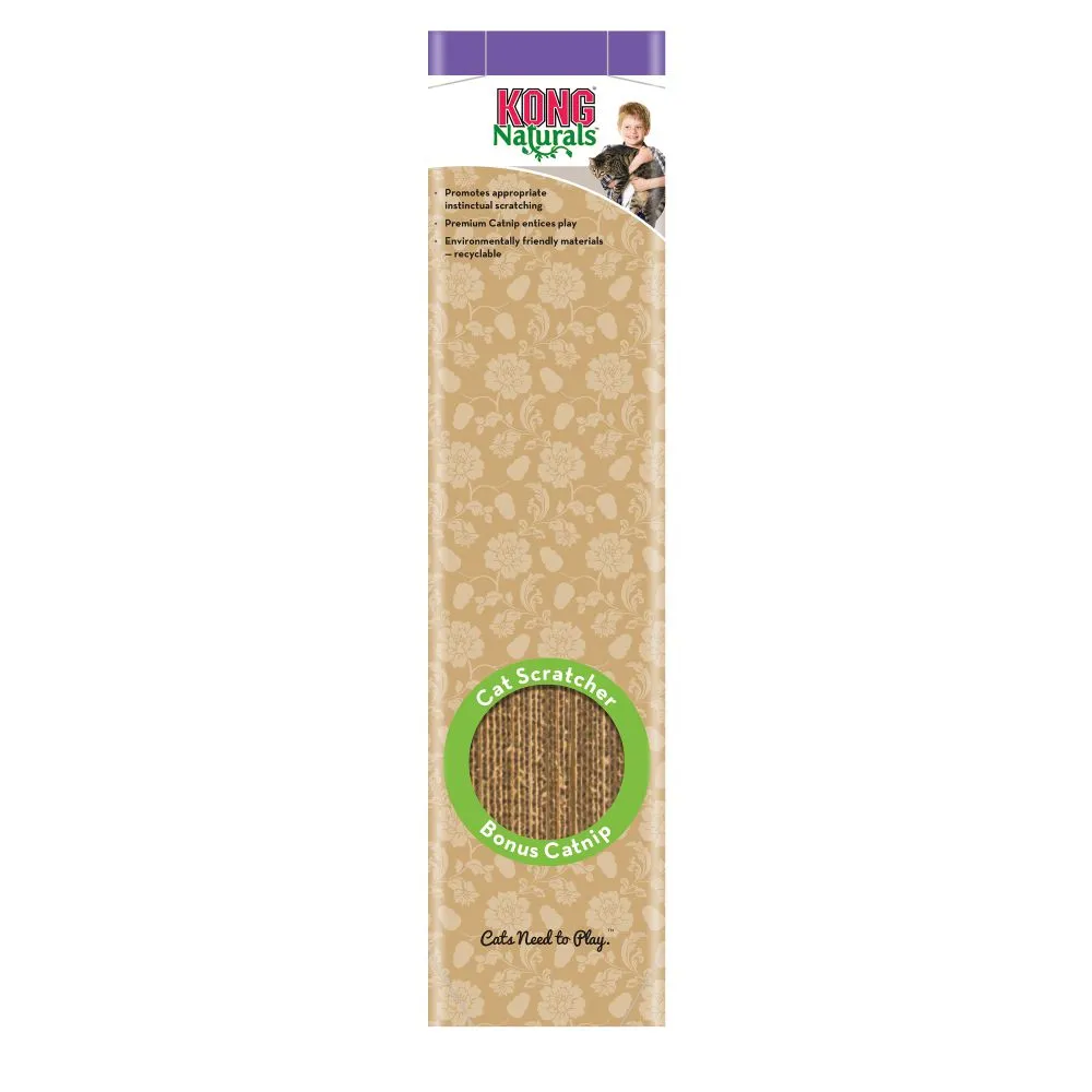 KONG Cat Scratcher catnip toys, feather wand toy