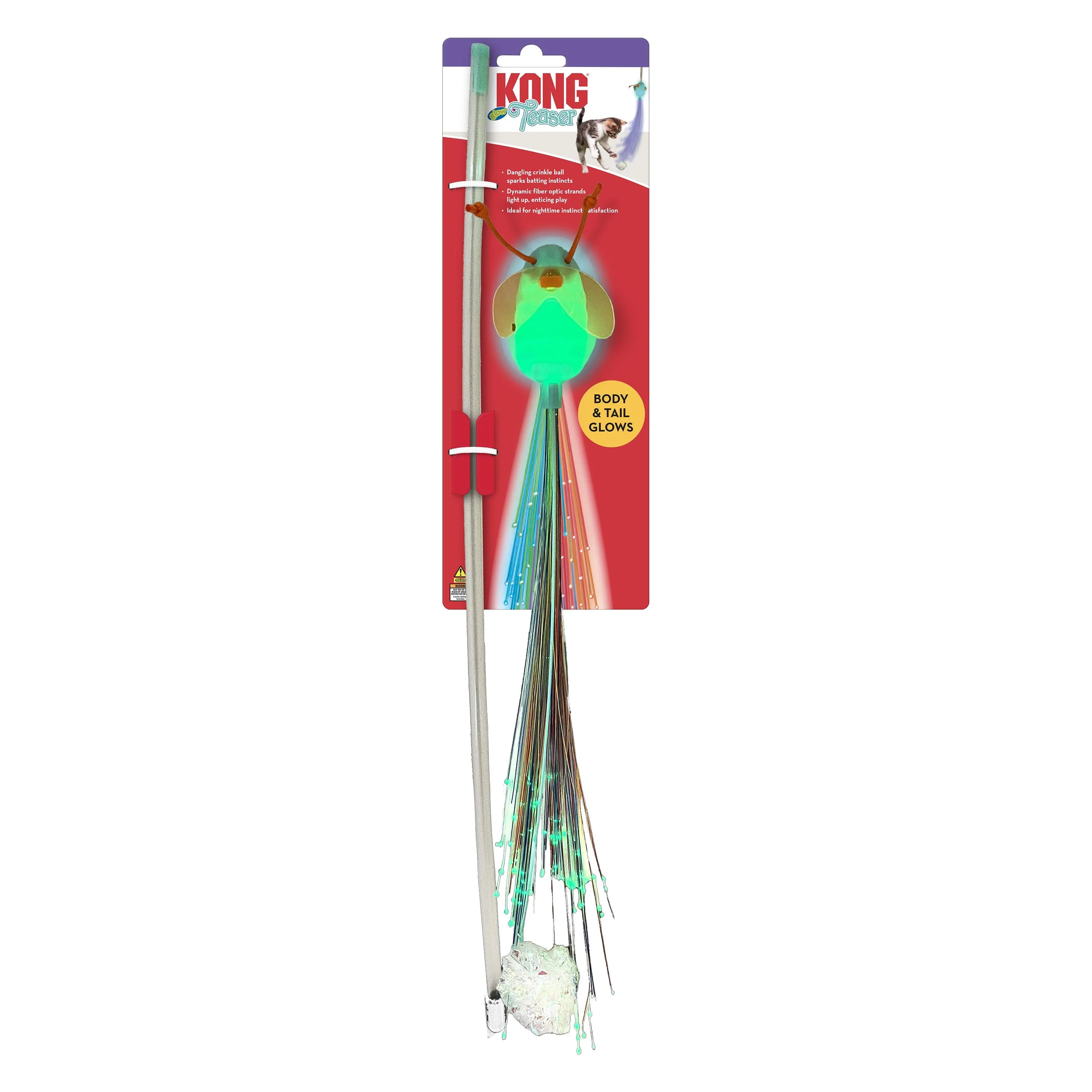 Kong Cat Toy Teaser Glow Firefly adult cat food, best cat food for adults