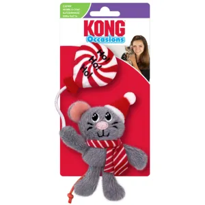 Kong Holiday Occasions Mouse Grey Cat Toys cat toys, cat supplies