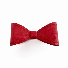 Lambert Leather Cayenne Alex Dog Bow Tie Slider dog collar accessory,collar decor