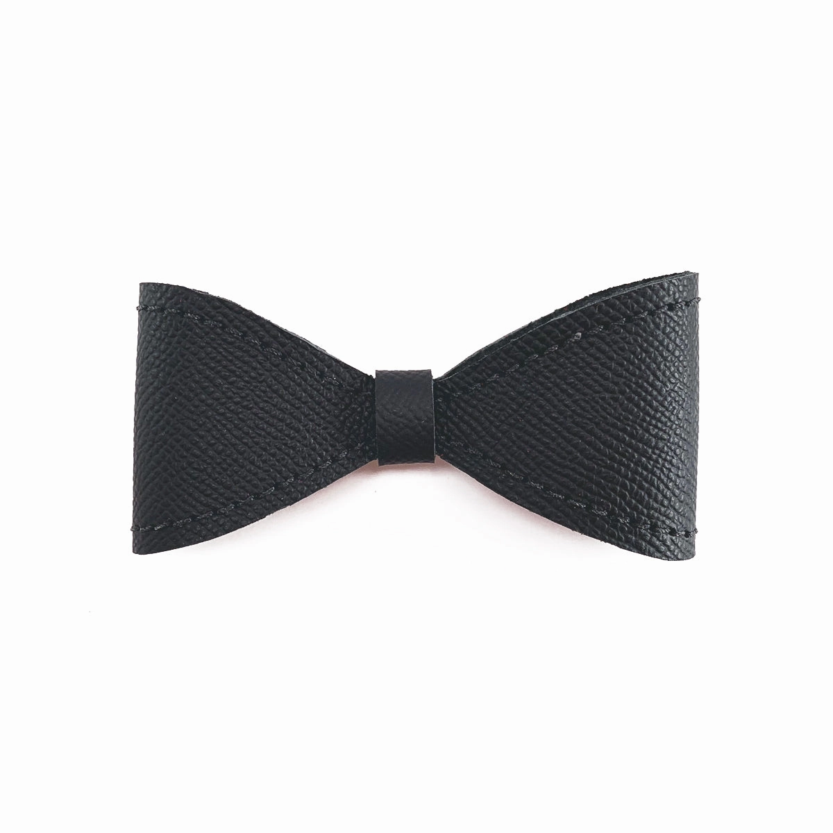 Lambert Leather Onyx Alex Dog Bow Tie Slider dog collar accessory,collar decor