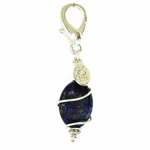 Lapis Lazuli Healing Dog Collar Charm Pawmulet dog collar charm,pet tag