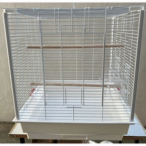 Large Metal Cage (1846) 45cm x 45cm x 51cm bird cage parrot food bird toys bird perch bird treats